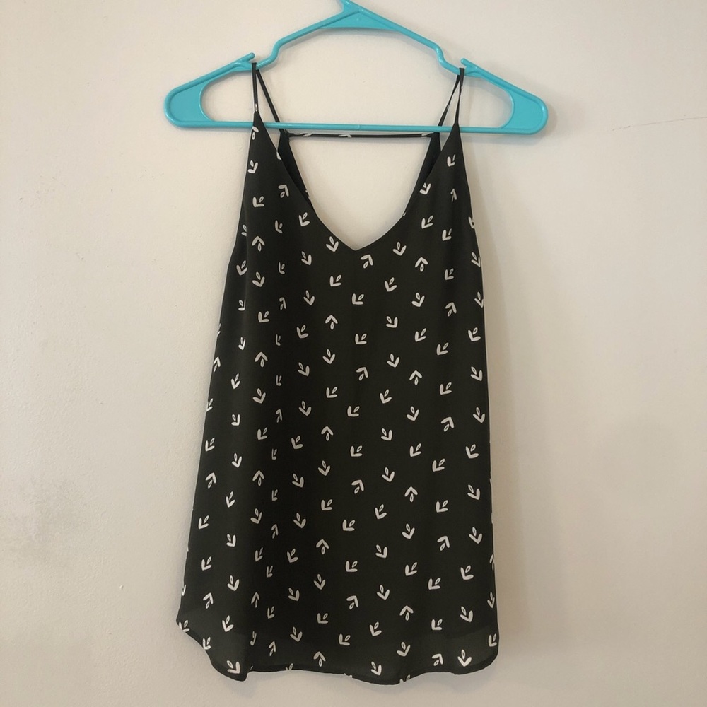 LOFT olive green blouse PETITE